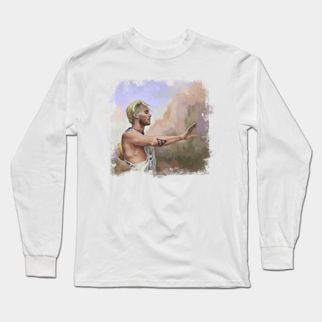 Jared Leto Long Sleeve T-Shirt by ashmidt